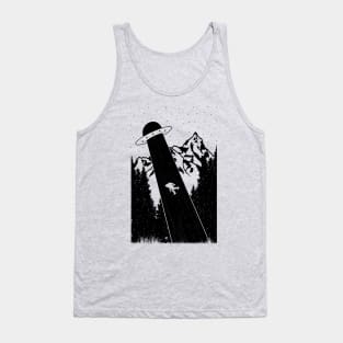 Bigfoot Ufo Abduction Sasquatch Tank Top